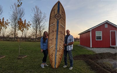 Surprise Paddleboard Gift Giving