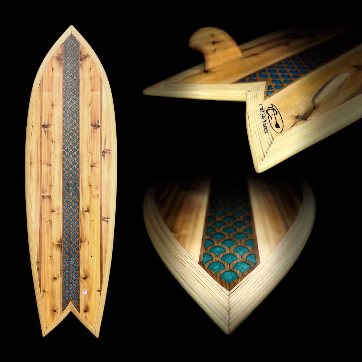 Wood Surfboard