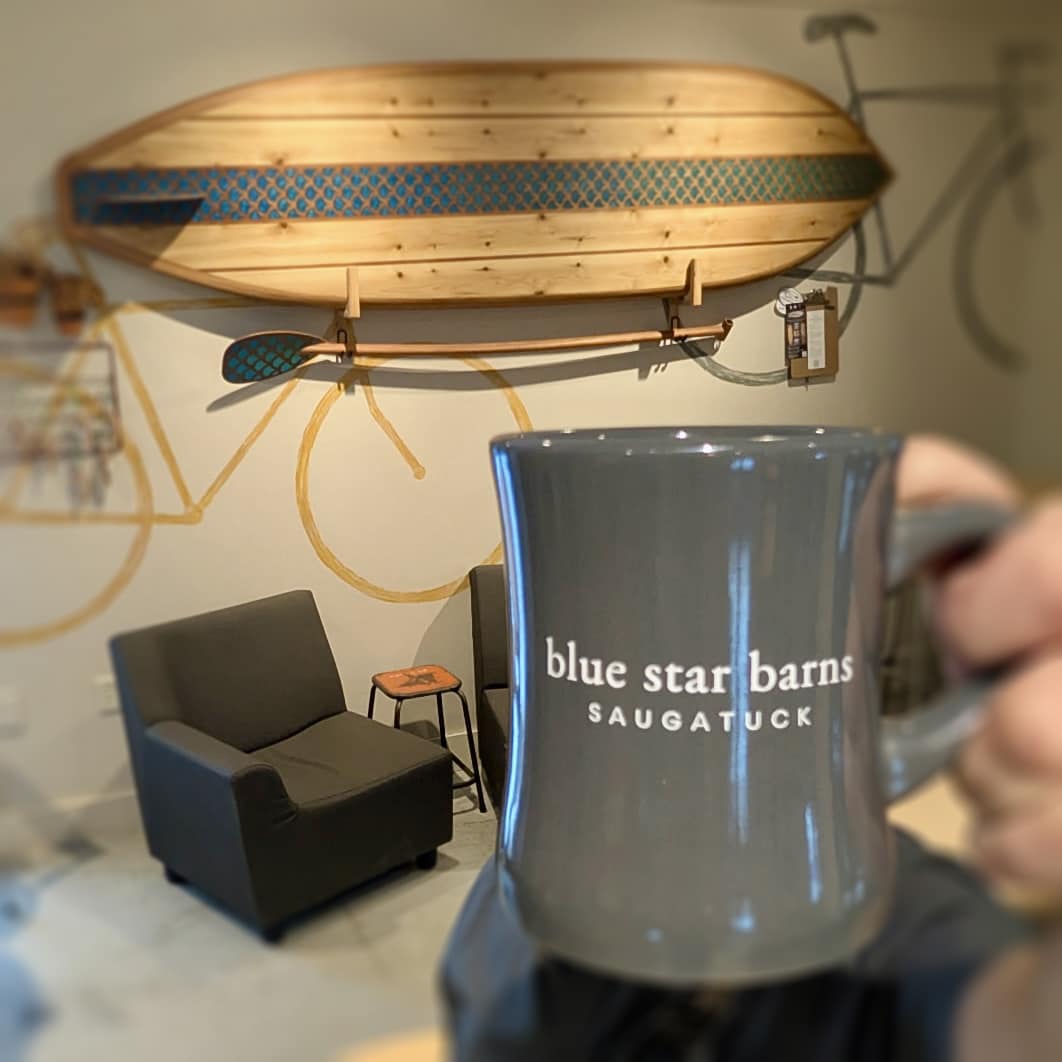 Blue Star Barns – COFFEE & BIKES – Saugatuck