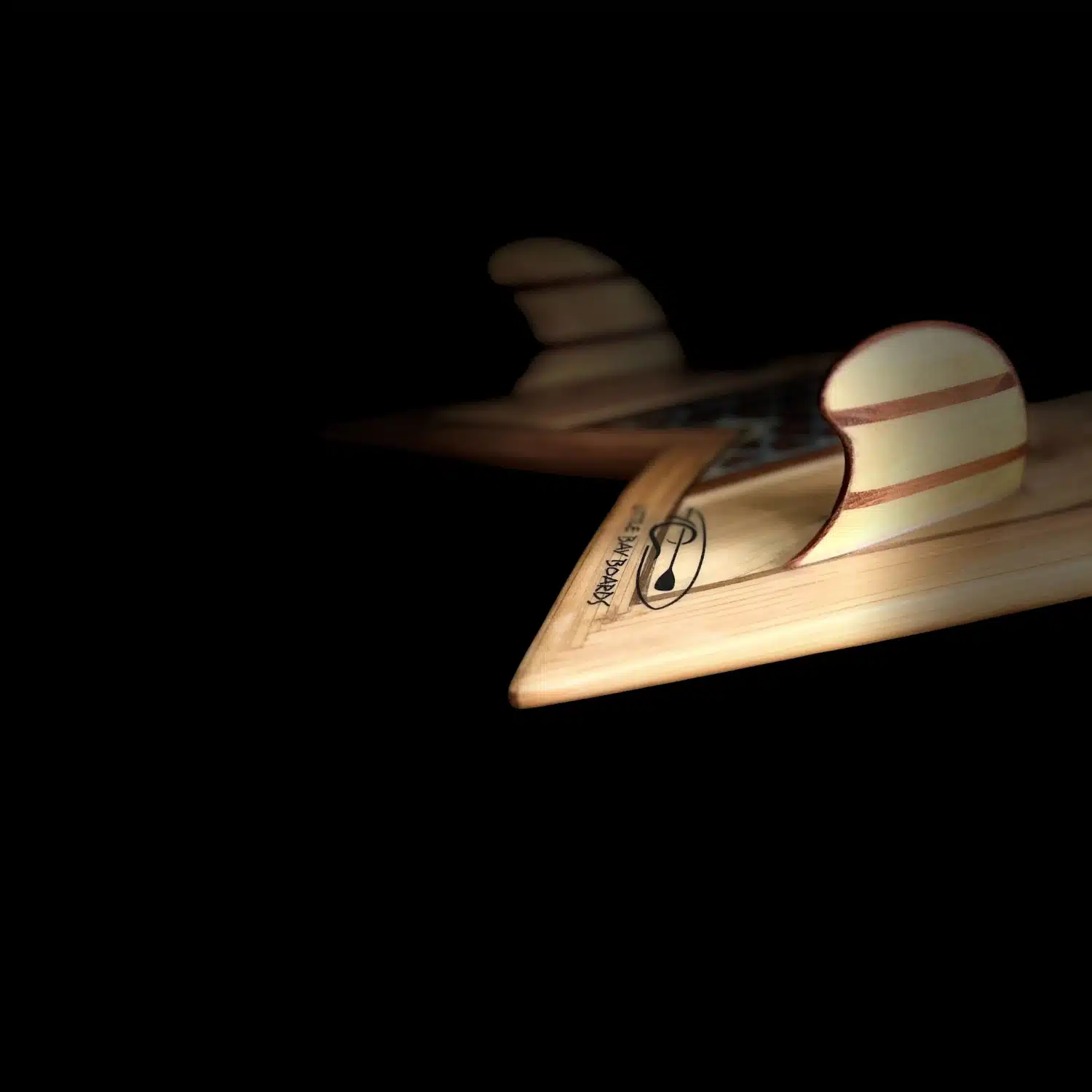 Wood Surfboard Fin