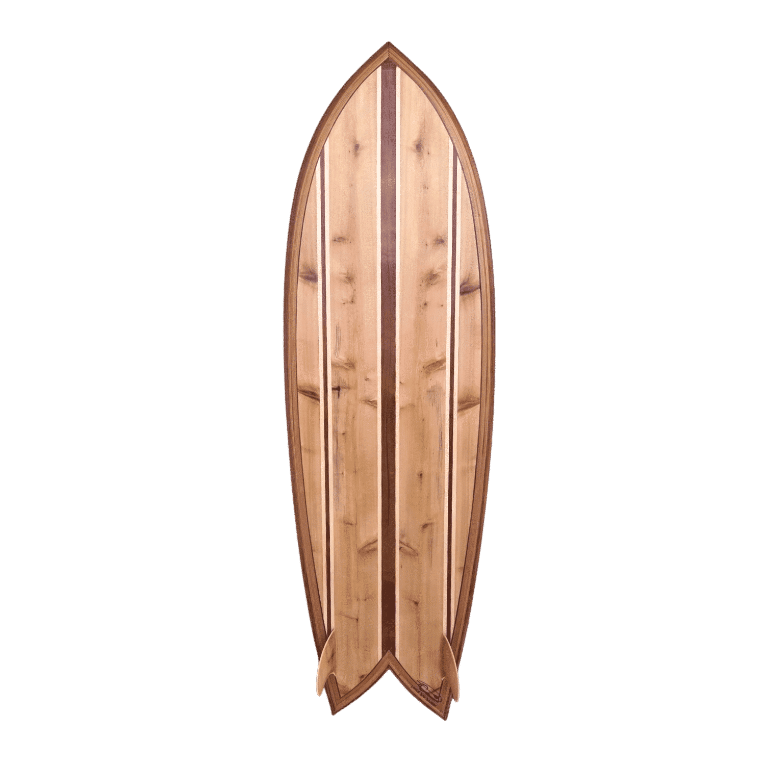 Classic Wood Surfboard