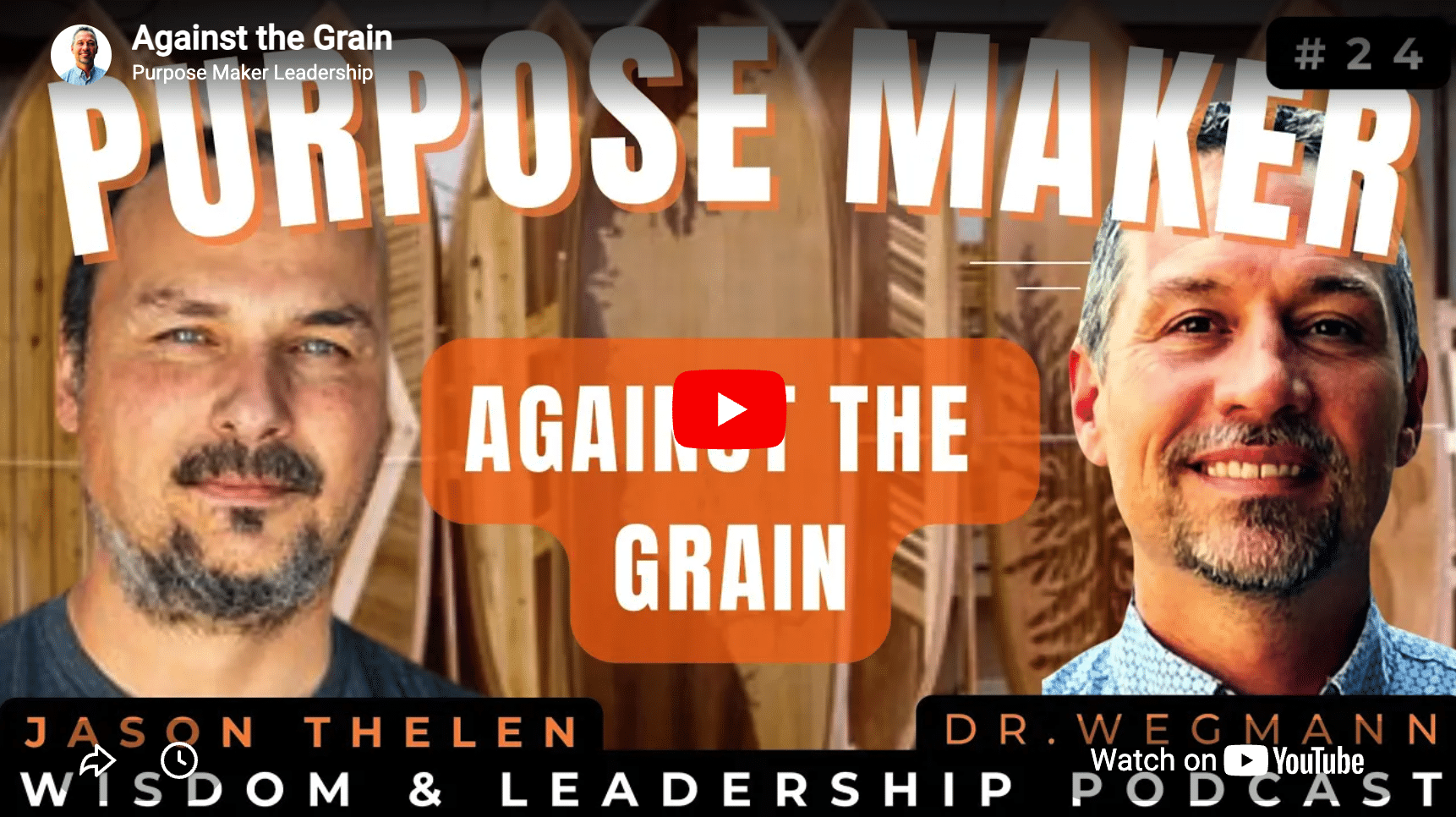 Against the Grain – Purpose Maker Podcast